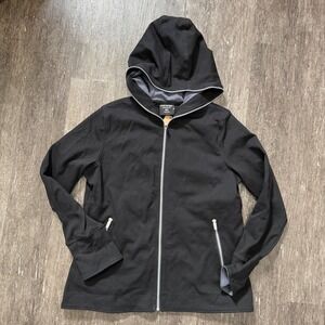 Scottevest Chloe Glow Hoodie Mens M1 / XXL Black Full Zip Tech Travel Jacket